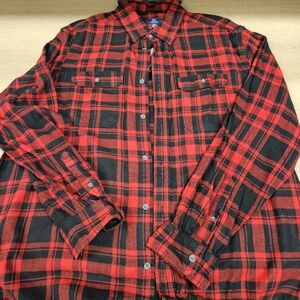 Mens Flannel Button Up Shirt